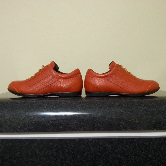 Etro Leather Shoes Sneakers Orange Size 9.5 US..-Euro 42 Men\'s Luxury main image 10